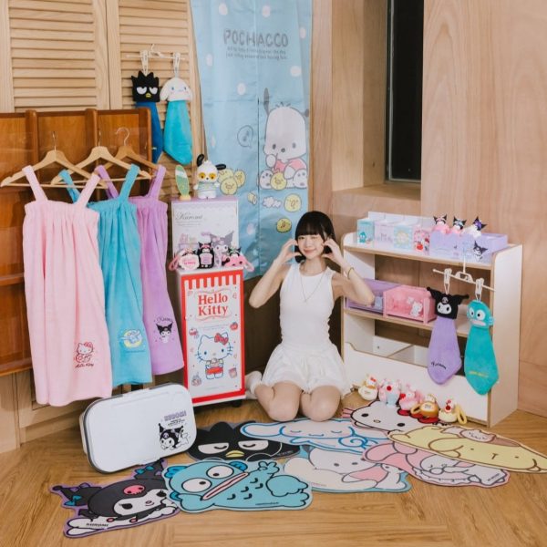 (2025/07/09-08/04)SANRIO 居家萌物 系列 KUROMI拉門積木收納櫃 長門簾 磁吸式收納盒