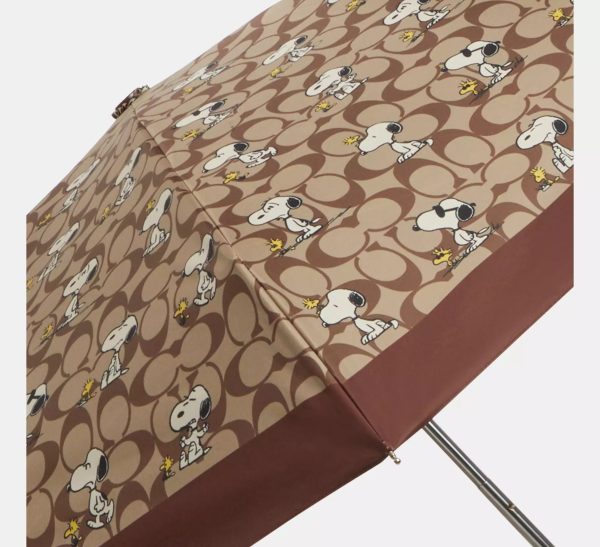 加拿大代購 COACH x Peanuts 縮骨遮