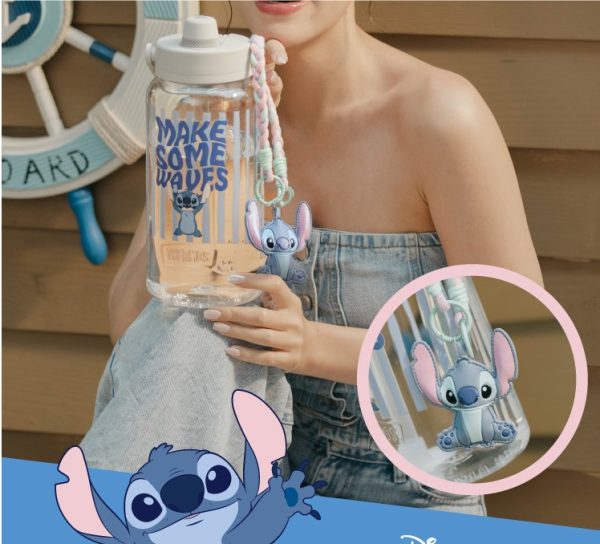 THERMOS Stitch史迪仔夏日系列水瓶 輕水瓶_TP436系列(附吸管組)_史迪仔