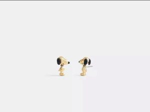 加拿大代購 COACH x Peanuts 耳環