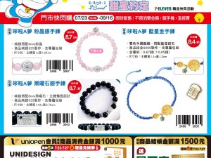 (2025/07/23-09/16)7-11 X DORAMON 大雄的繪畫世界物語系列 甜蜜約定飾品