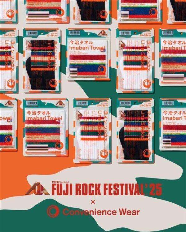 全家「Convenience Wear」× FUJI ROCK 音樂節 系列 今治聯名運動巾