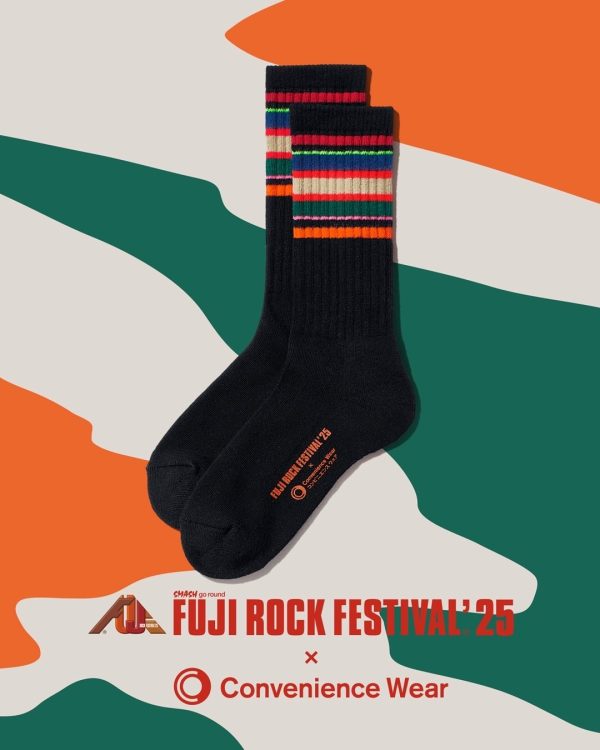 全家「Convenience Wear」× FUJI ROCK 音樂節 系列 中筒線襪