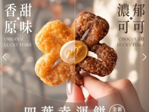 Dear MeWee 日初芝稻-法式奶油幸運酥禮盒-Ferre四葉幸運禮盒(原味.可可)