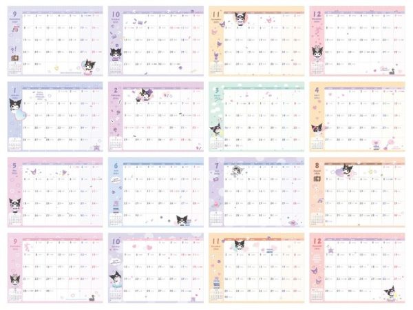 2026 年 SANRIO月曆  /桌曆