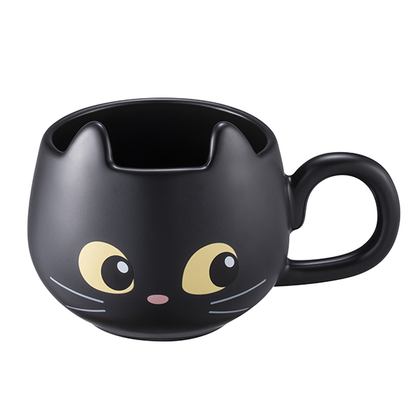 STARBUCKS X 黑貓系列周邊 A ) 星眸黑貓馬克杯