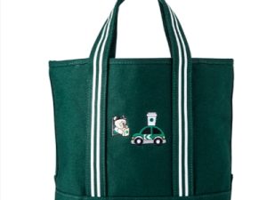 Starbucks 全新周邊商品 D ) 綠色DT咖啡驛站提袋