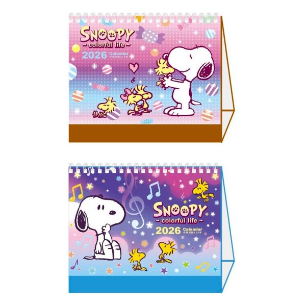 2026 年 SNOOPY月曆  /桌曆