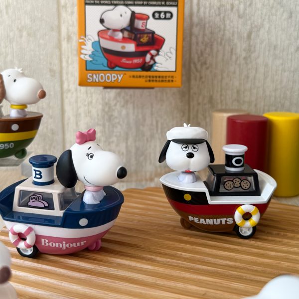 SNOOPY 迴力汽船系列 (共 6 款，隨機款式）