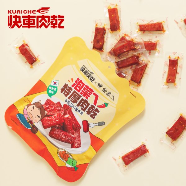 快車肉乾x金家ㄟ- 泡菜ㄟ特厚肉乾 - 豪華升級包