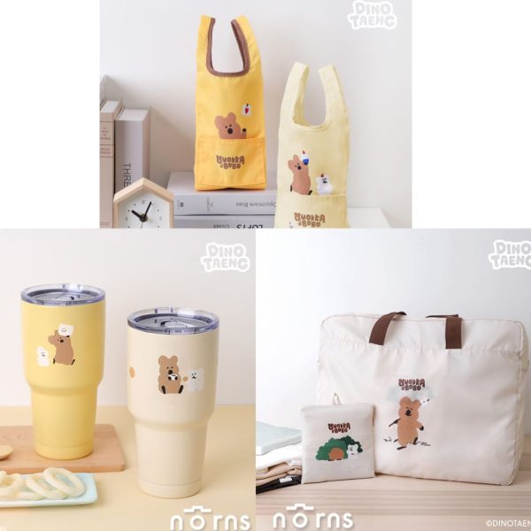 DINOTAENG x Norns新品 DINOTAENG 萌趣輕旅行3件組