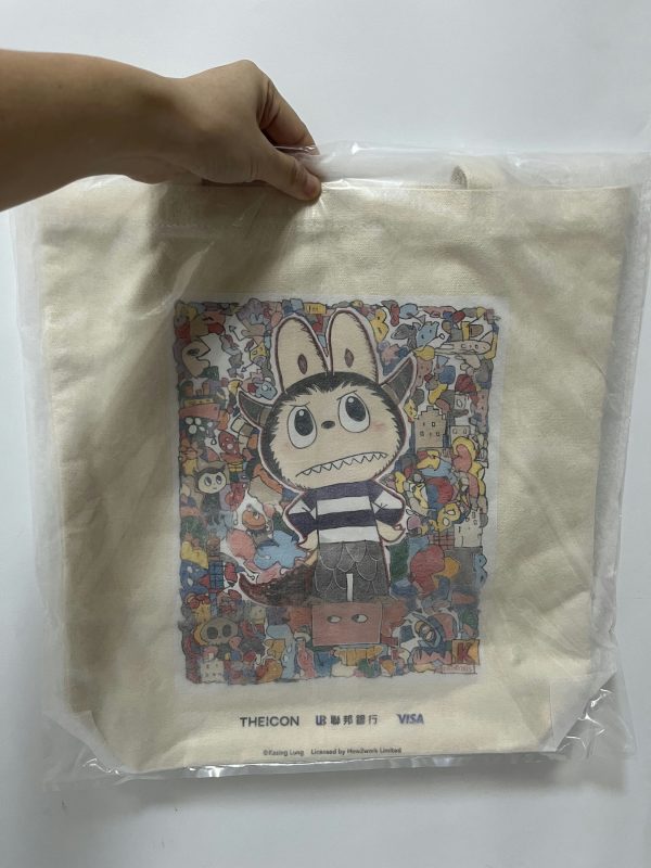 台灣現貨(只有一個)THE ICON X 聯邦銀行 X LABUBU TOTE BAG