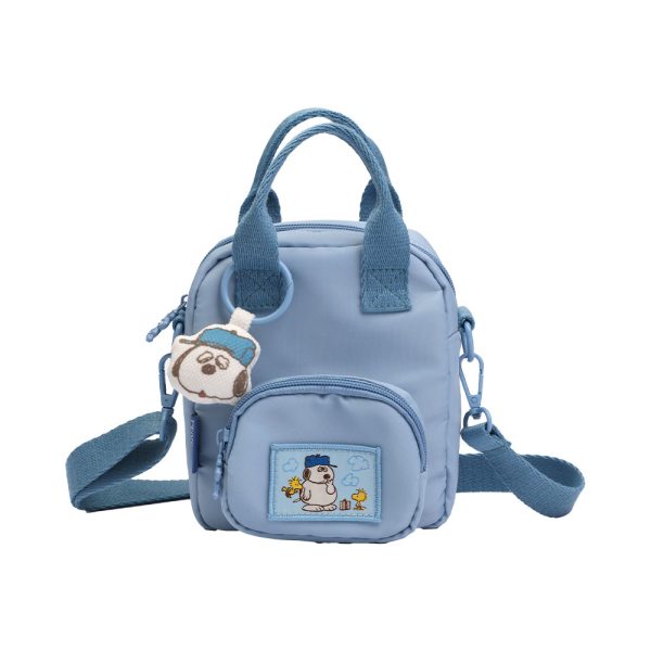 HOUSUXI X SNOOPY 萌萌出遊系列 旅行斜背小包