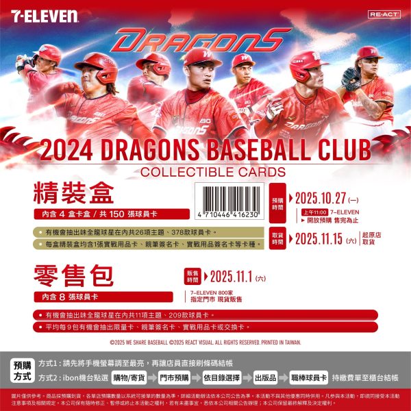 2024味全龍年度球員卡1 2024味全龍年度球員卡