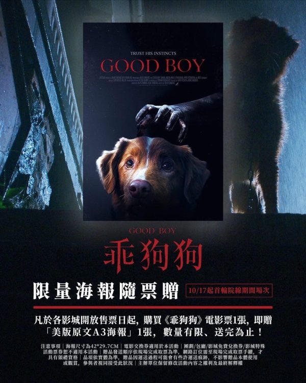 《乖狗狗》「美版原文A3海報」  (海報類有機會折到，如有需要，下單時請加購海報桶/盒)