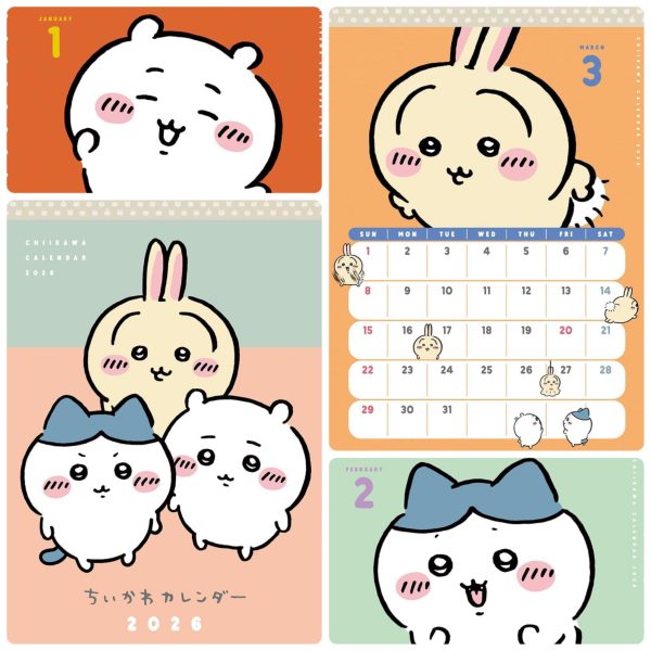 (日本代購商品) Chiikawa的2026年版掛曆