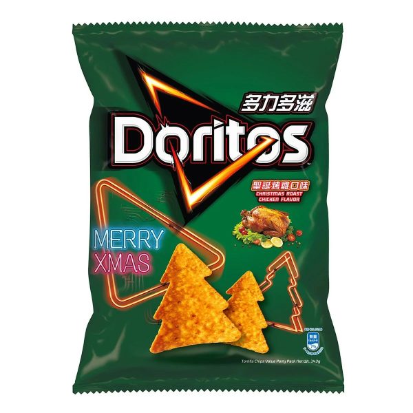 DORITOS 聖誕大餐派對箱 聖誕烤雞口味.火烤肋排口味 各3包2 DORITOS 聖誕大餐派對箱 聖誕烤雞口味/火烤肋排口味 各3包