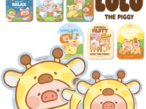 LULU豬動物系列暖暖包3包 卡通暖暖包系列 LULU豬動物系列暖暖包3包