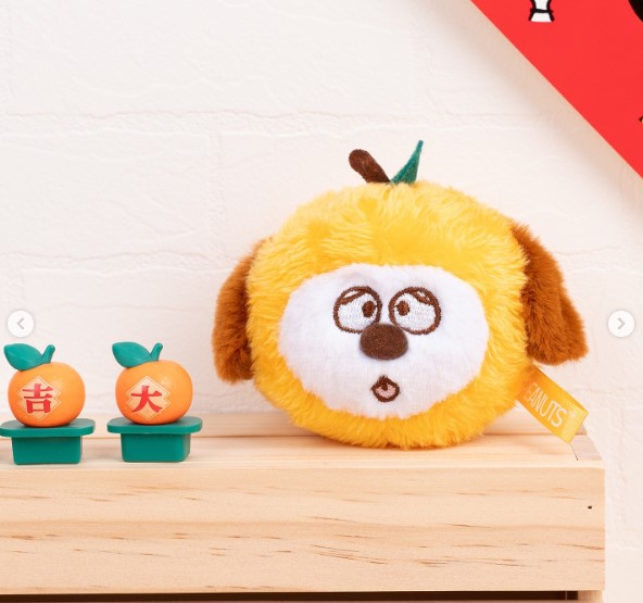 SNOOPY 全新柑桔造型 掛飾