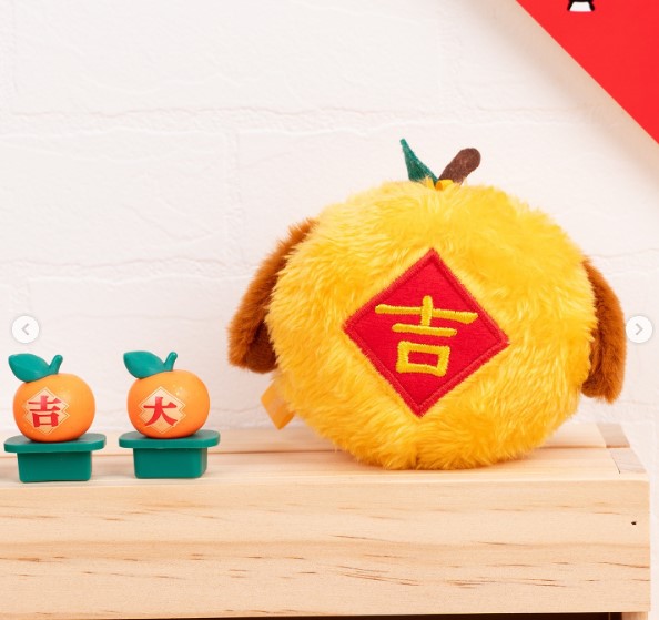 SNOOPY 全新柑桔造型 掛飾