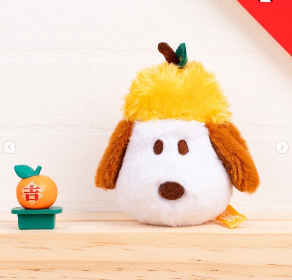 SNOOPY 全新柑桔造型 掛飾