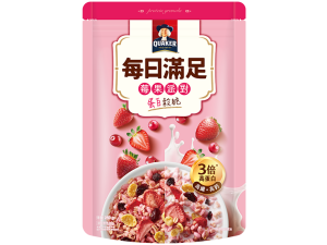 桂格每日滿足蛋白穀脆 莓果派對250G