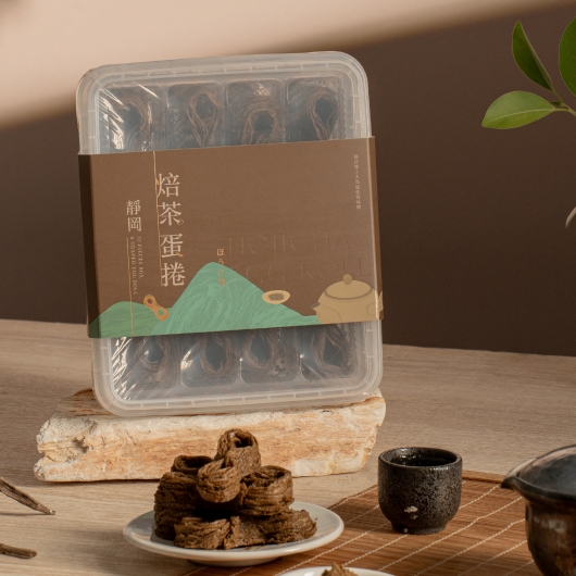 靜岡焙茶2 六月初一新品 期間限定 32入靜岡焙茶蛋捲