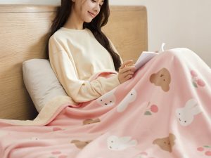 Miffy and Friends 長刷毛單人蓋毯