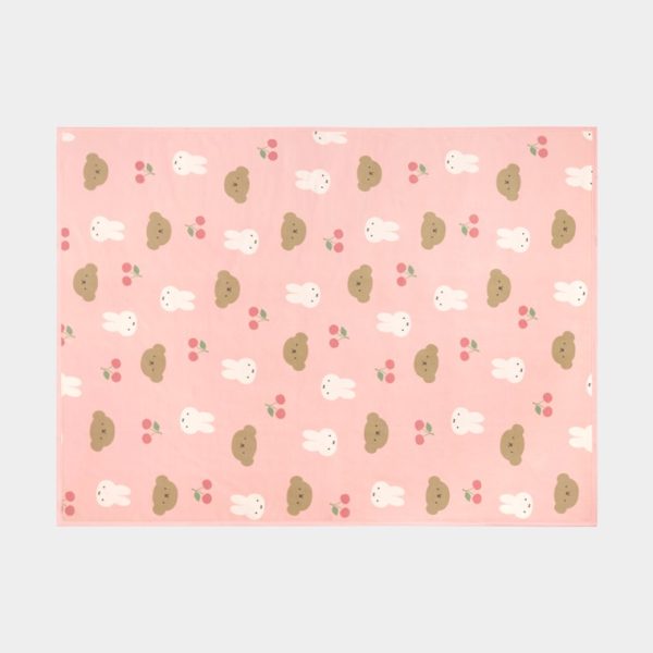 Miffy and Friends 長刷毛單人蓋毯