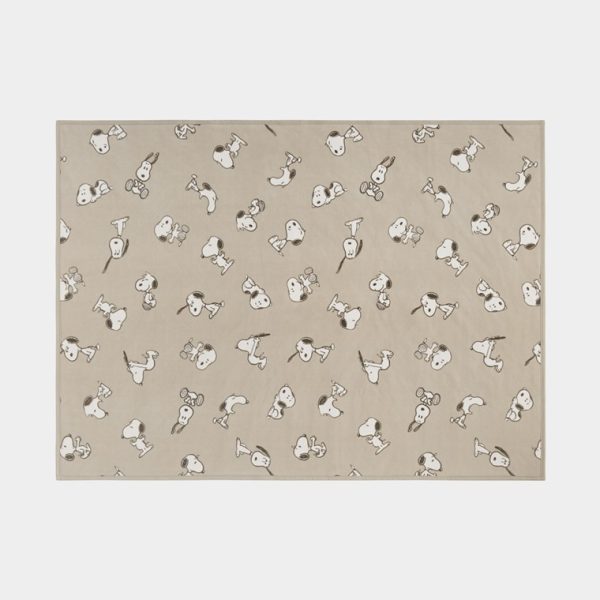 SNOOPY 長刷毛單人蓋毯