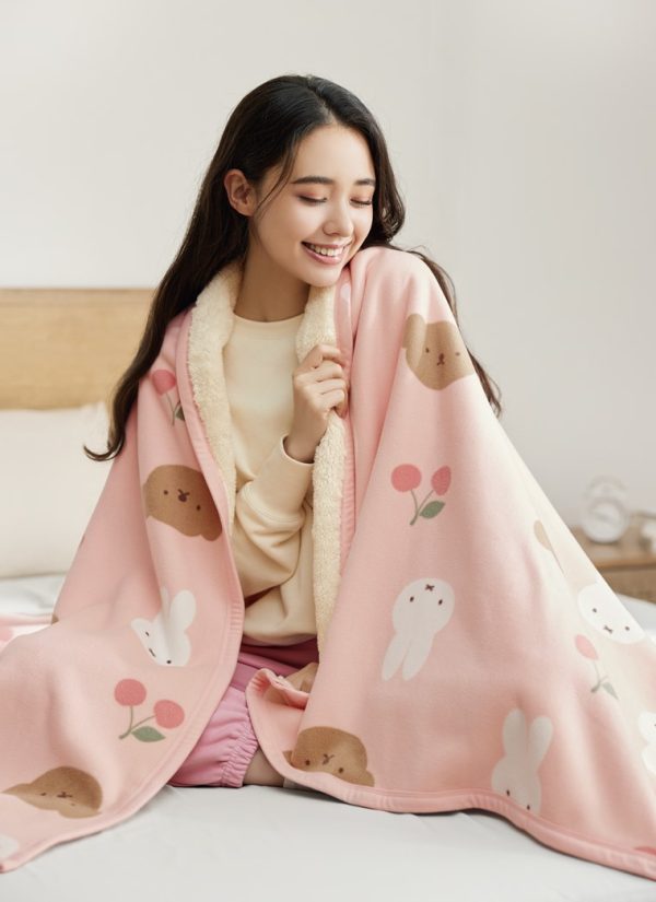 Miffy and Friends 長刷毛單人蓋毯