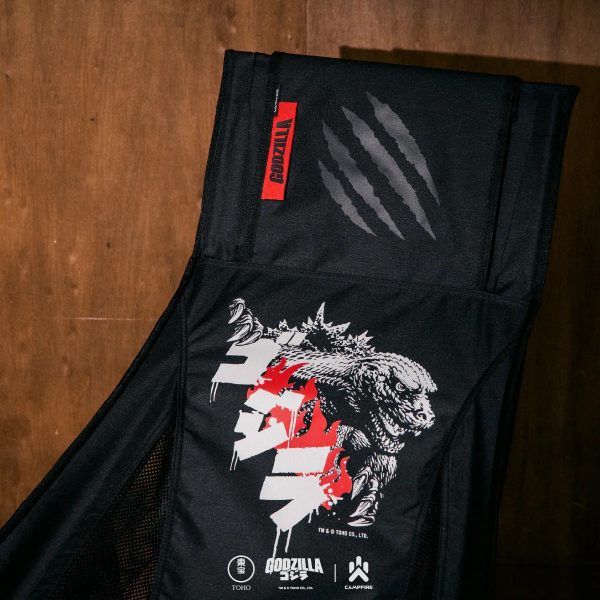 GODZILLA 哥吉拉 戰壘高背露營椅1 【預購】CAMPFIRE X GODZILLA 聯名系列 GODZILLA 哥吉拉 戰壘高背露營椅