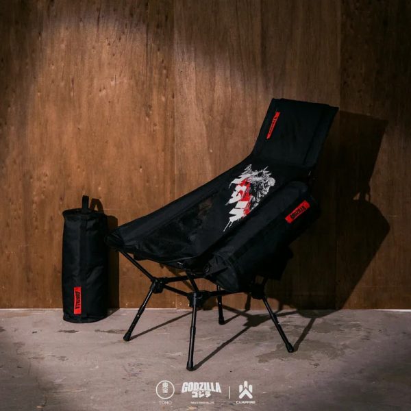 GODZILLA 哥吉拉 戰壘高背露營椅2 【預購】CAMPFIRE X GODZILLA 聯名系列 GODZILLA 哥吉拉 戰壘高背露營椅