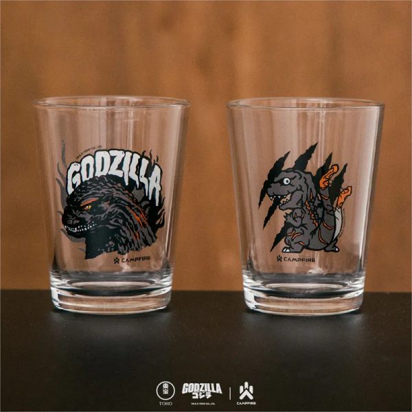 GODZILLA 哥吉拉 熱炒啤酒杯兩入組 聯名款 【預購】CAMPFIRE X GODZILLA 聯名系列 GODZILLA 哥吉拉 熱炒啤酒杯兩入組