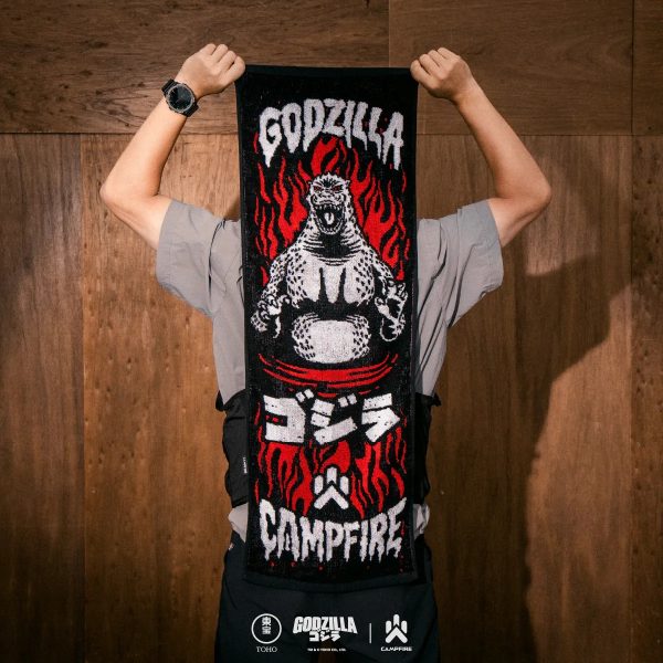 GODZILLA 哥吉拉 純棉運動毛巾 聯名款2 【預購】CAMPFIRE X GODZILLA 聯名系列 GODZILLA 哥吉拉 純棉運動毛巾 聯名款
