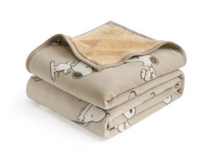 SNOOPY 長刷毛單人蓋毯