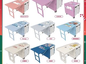 S__17064091_0 7-11 聖誕福袋系列 E ) 54L桌板兩用大摺疊購物車 (共9款,內容物如圖示)