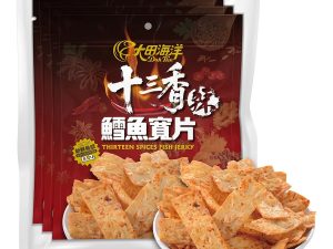 大田海洋 十三香辣鱈魚寬片 COSTCO 零食新品-大田海洋 十三香辣鱈魚寬片