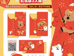 電商代購模版 (2) DINOTAENG 紅包袋3入組