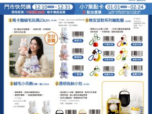 (2025/12/10-2026/02/23)Miffy 70 週年紀念 系列 Part.2