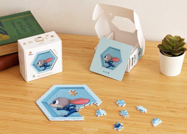動物方城市拼圖系列-五件組2 動物方城市拼圖系列