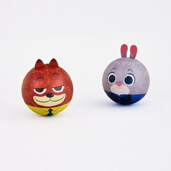 存錢球套裝120片 動物方城市拼圖系列-存錢球套裝120片