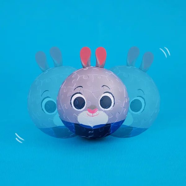 存錢球套裝120片2 動物方城市拼圖系列-存錢球套裝120片